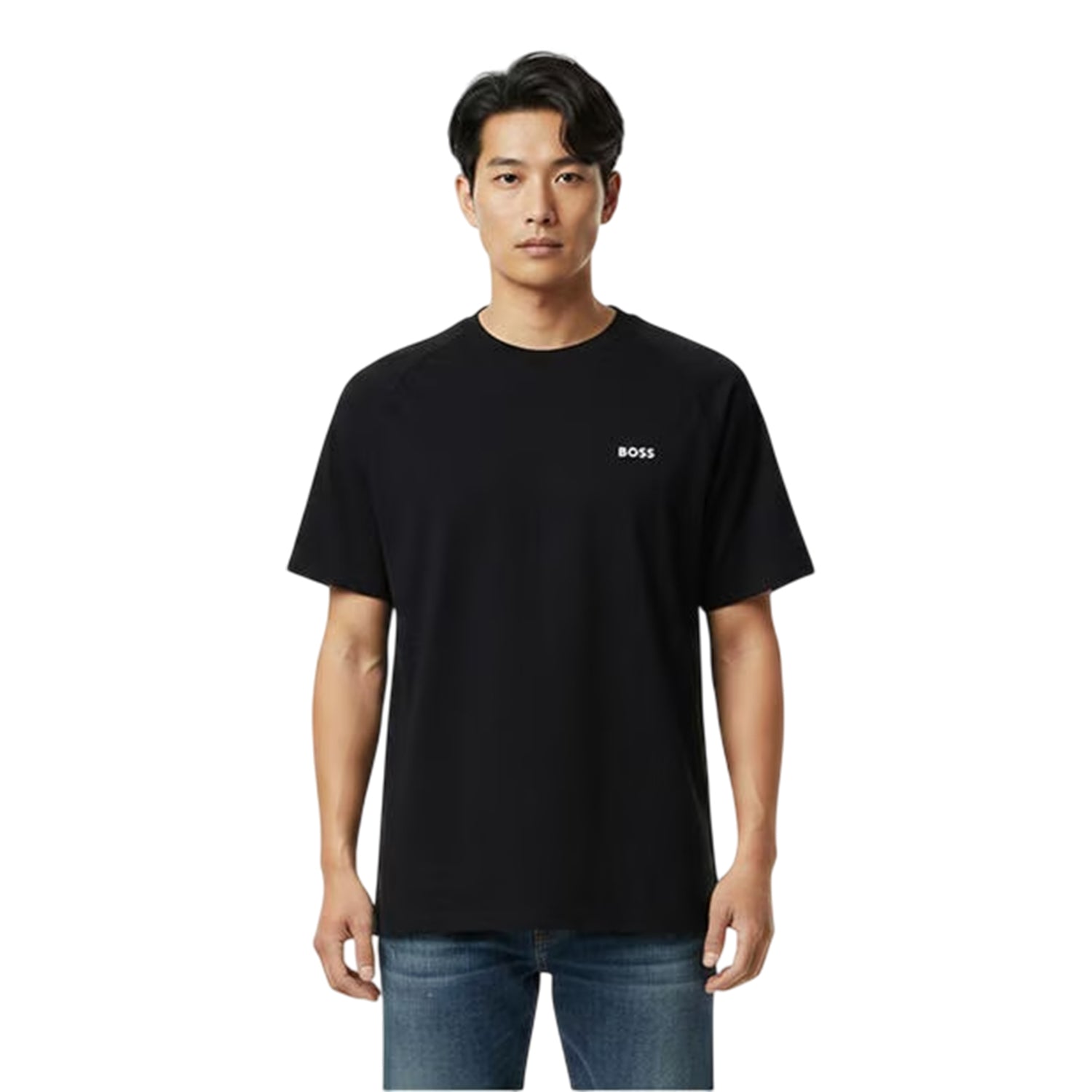 Black - Side - Boss Mens Regular T-Shirt