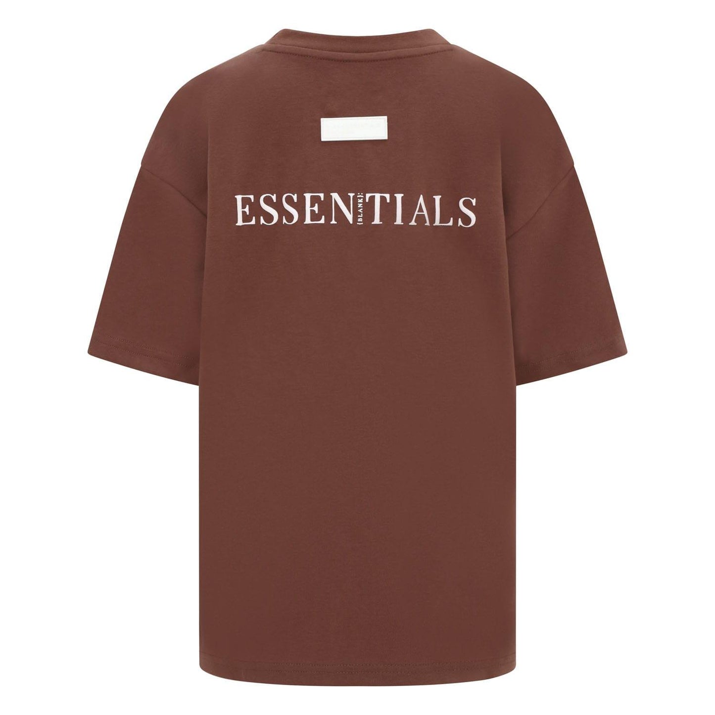 Brown - Back - Blank Essentials Boys Regular T-Shirt