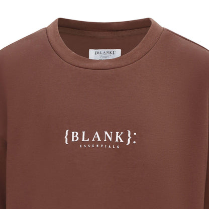 Brown - Side - Blank Essentials Boys Regular T-Shirt