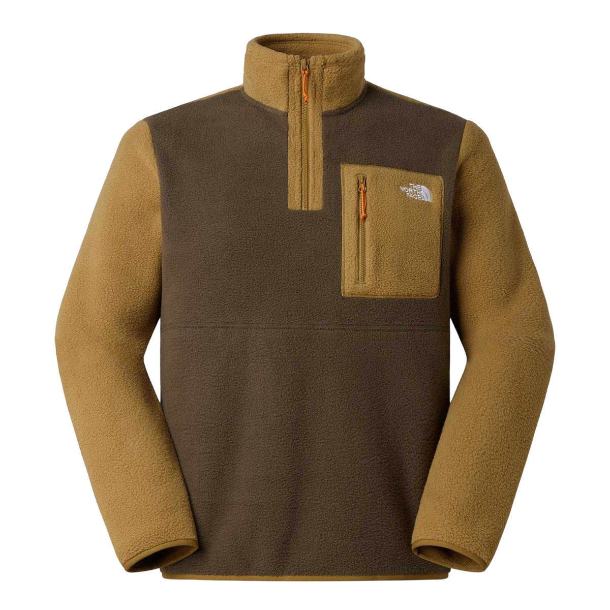 Taupe - Front - The North Face Mens Yumiori Colour Block Hoodie