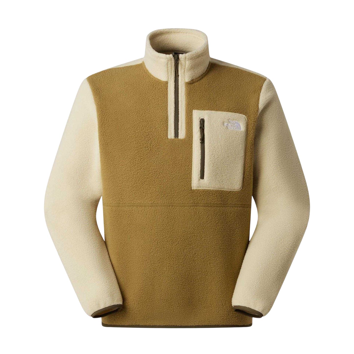 Cedar-Desert - Front - The North Face Mens Yumiori Colour Block Hoodie