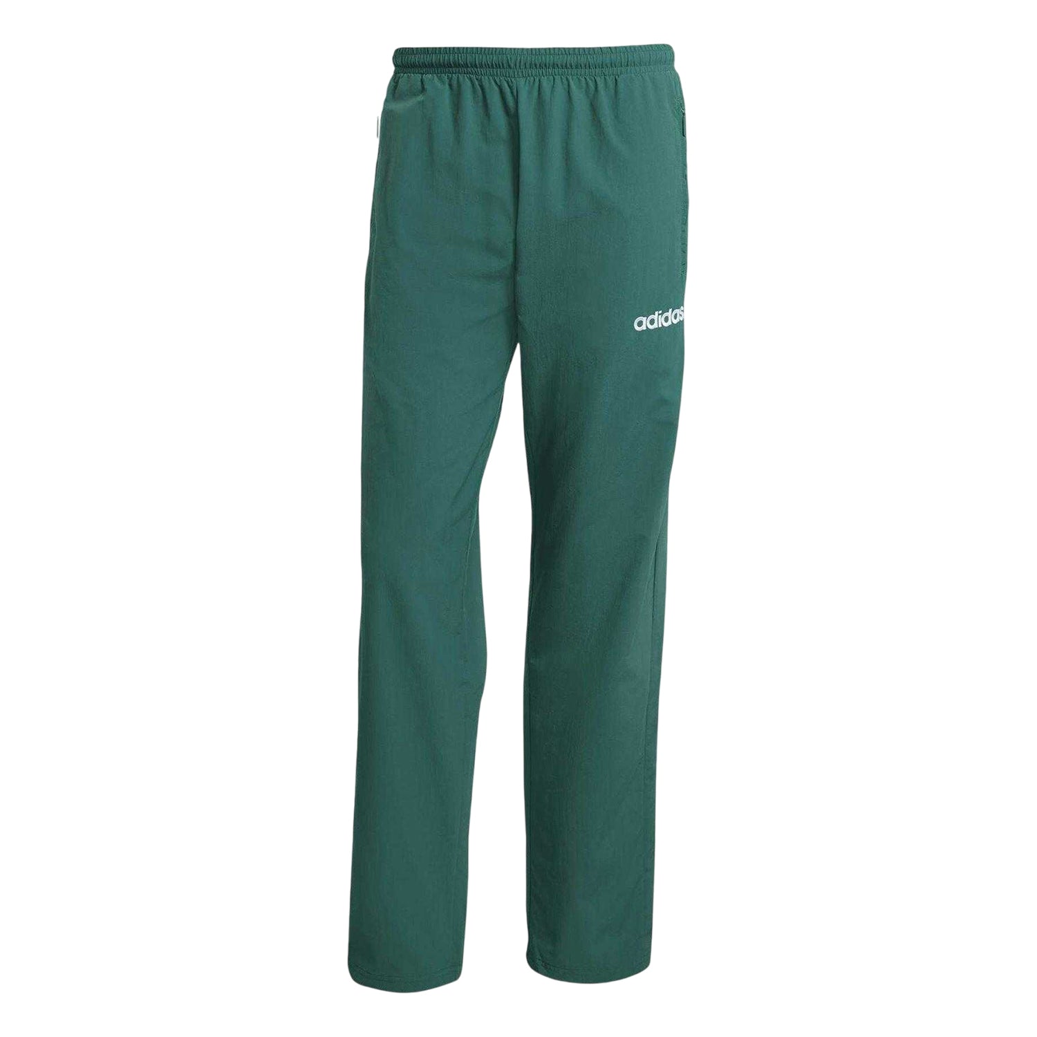 Collegiate Green - Front - Adidas Mens 3 Stripes Tracksuit Bottoms