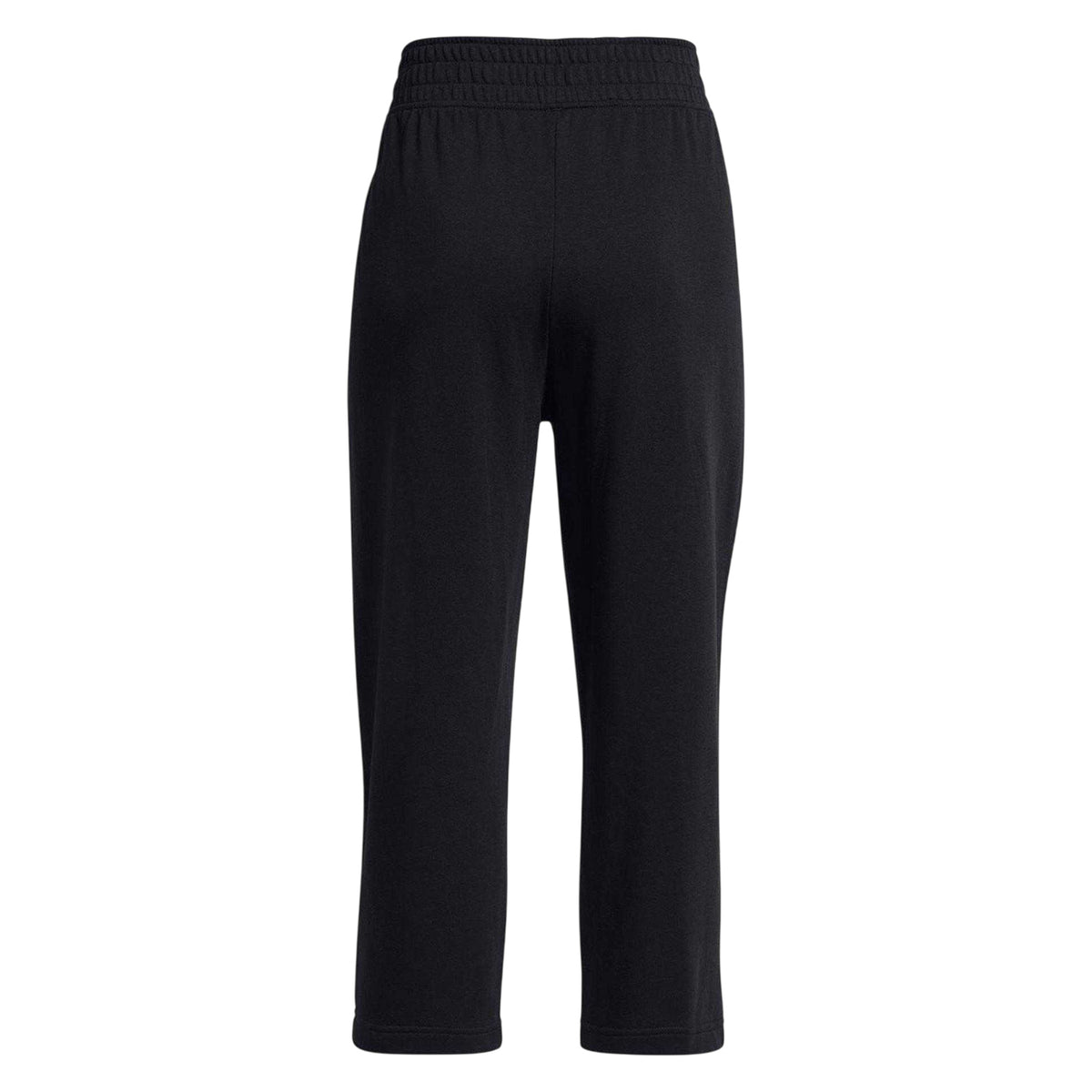 Black - Back - Under Armour Womens-Ladies Rival Terry Tracksuit Bottoms