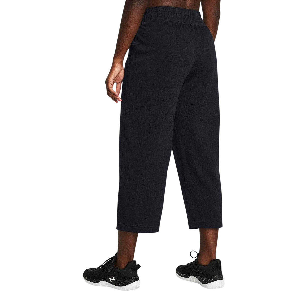Black - Lifestyle - Under Armour Womens-Ladies Rival Terry Tracksuit Bottoms