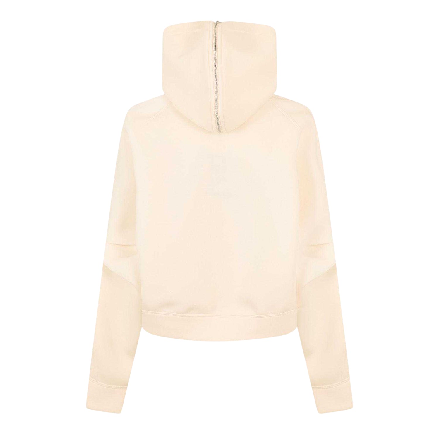 Chalk-White - Back - Nike Womens-Ladies Fleece Relaxed Fit Long-Sleeved Hoodie