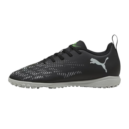 Black-Green - Back - Puma Childrens-Kids Future 8 Play Astro Turf Trainers