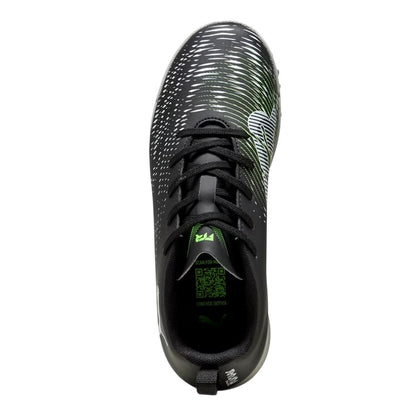 Black-Green - Side - Puma Childrens-Kids Future 8 Play Astro Turf Trainers