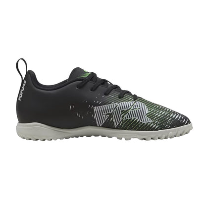 Black-Green - Front - Puma Childrens-Kids Future 8 Play Astro Turf Trainers