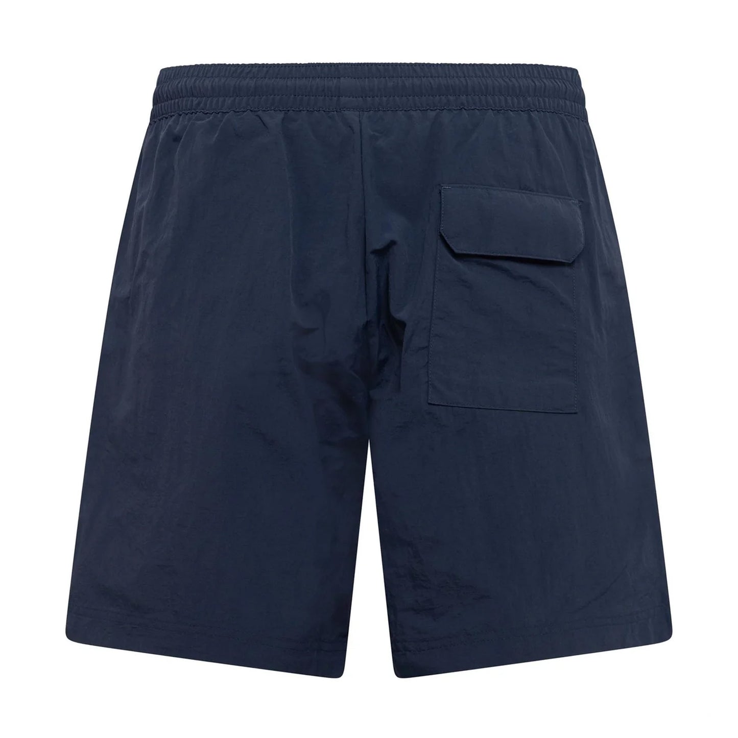 Navy - Back - Hugo Mens Palm Tree Swim Shorts