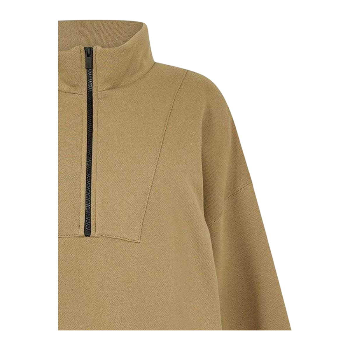 Oak - Side - Fear Of God Essentials Womens-Ladies Relaxed Fit Fleece