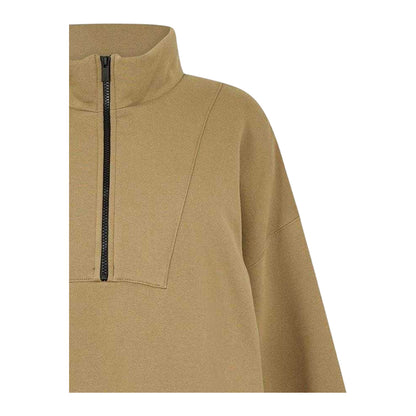 Oak - Side - Fear Of God Essentials Womens-Ladies Relaxed Fit Fleece