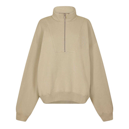 Wheat - Front - Fear Of God Essentials Womens-Ladies Relaxed Fit Fleece