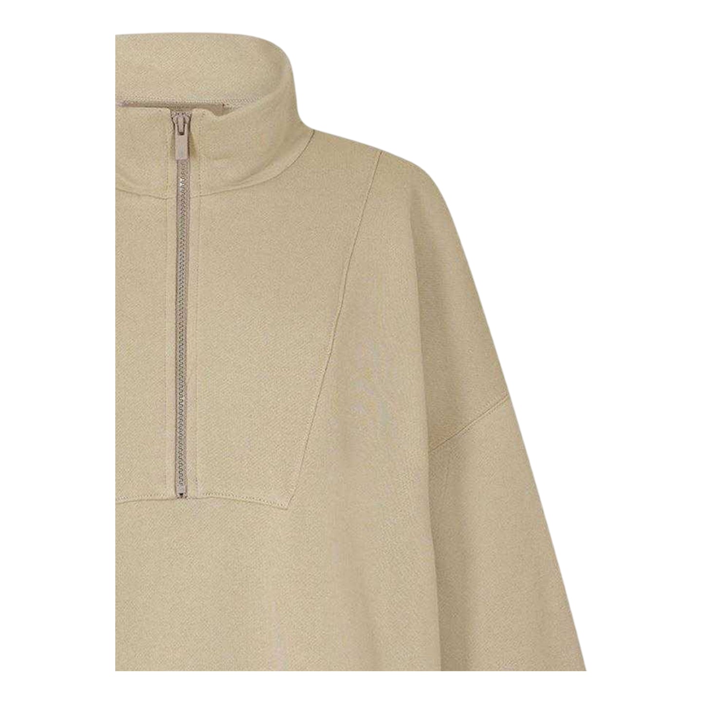 Wheat - Side - Fear Of God Essentials Womens-Ladies Relaxed Fit Fleece