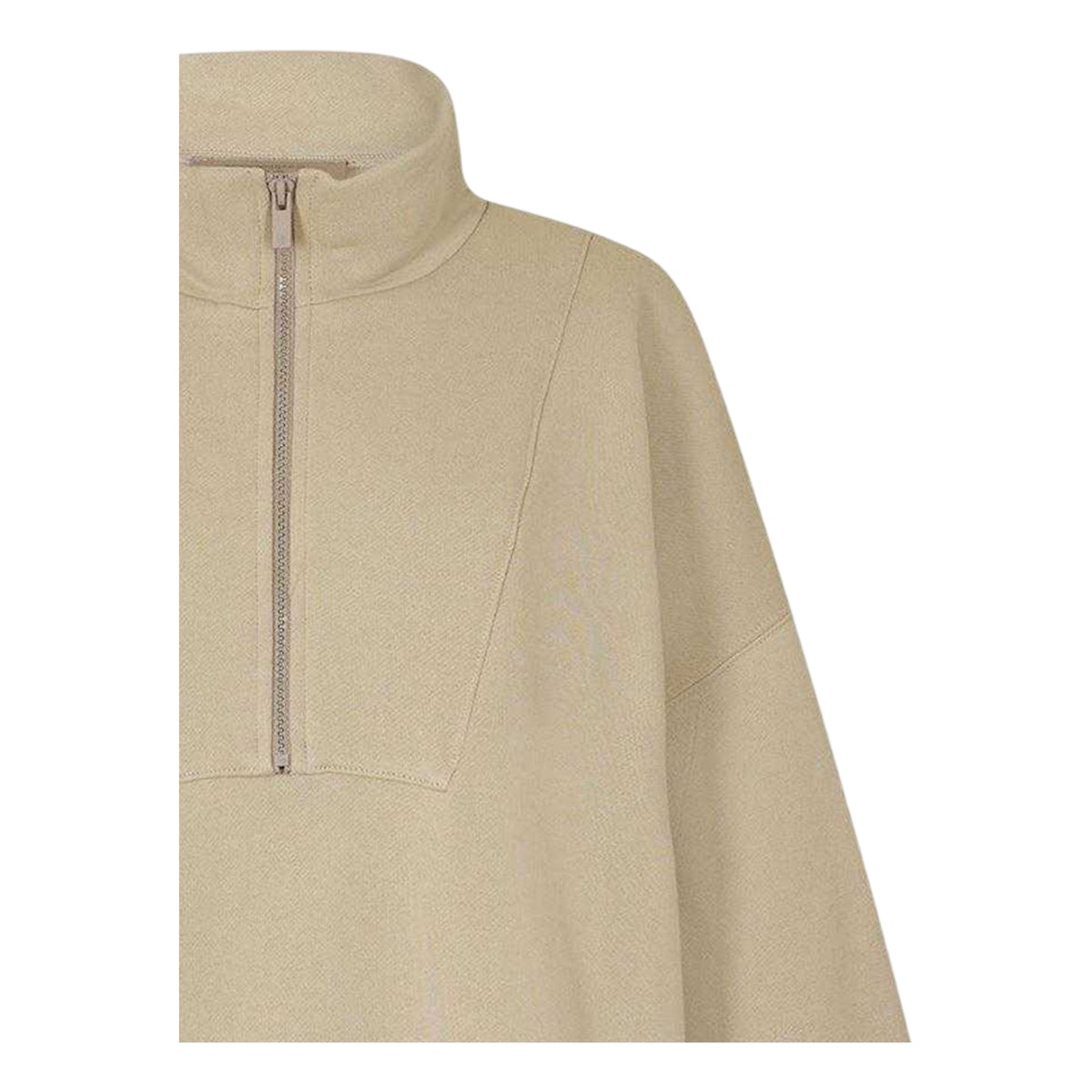 Wheat - Side - Fear Of God Essentials Womens-Ladies Relaxed Fit Fleece