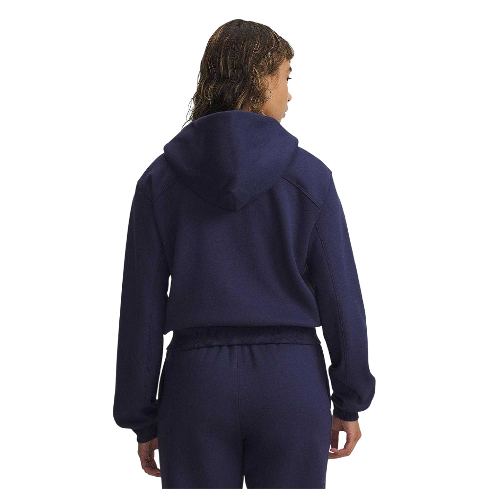 Blue - Back - Under Armour Womens-Ladies Fleece Full Zip Hoodie