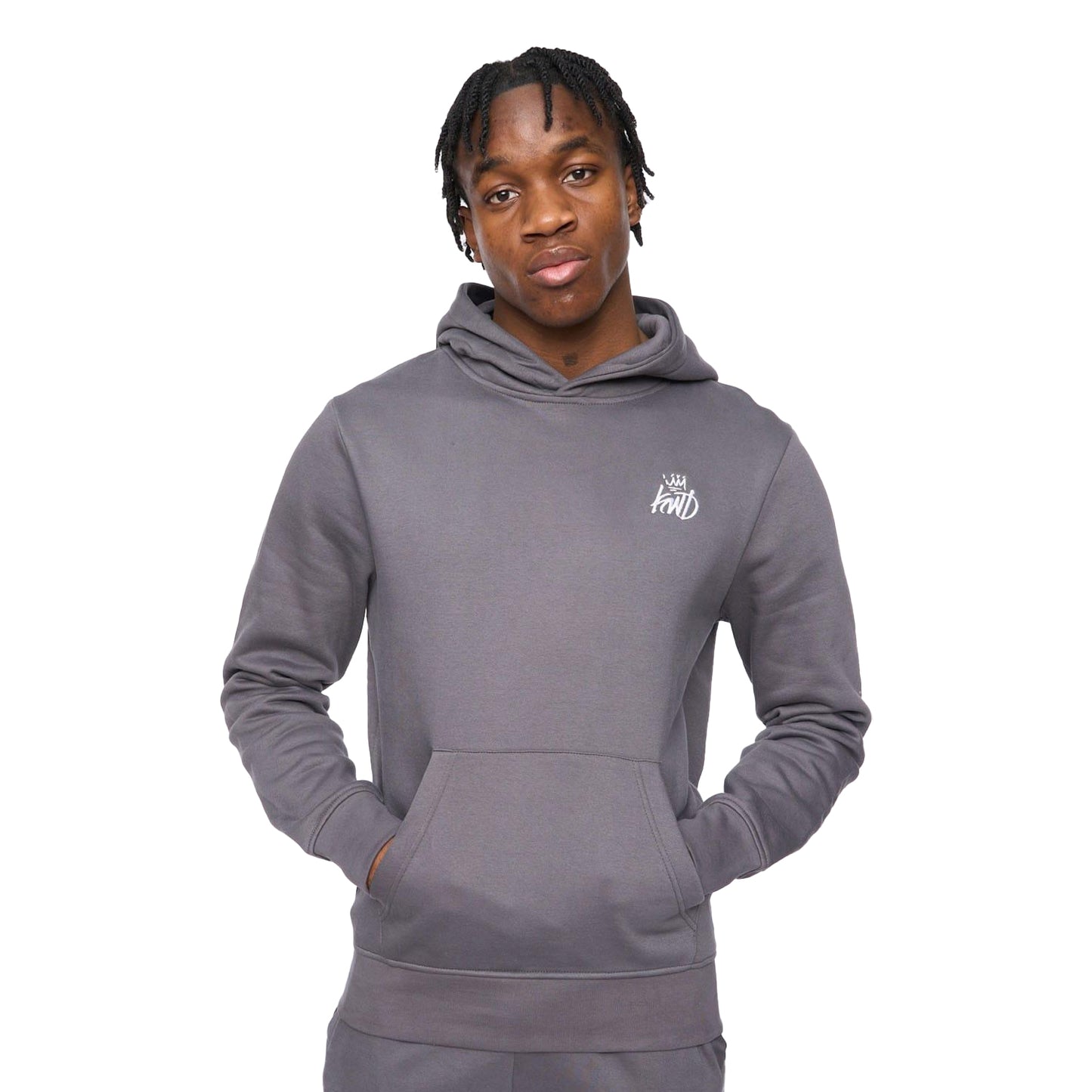 Grey - Front - Kings Will Dream Mens Crosby 2.0 Hoodie