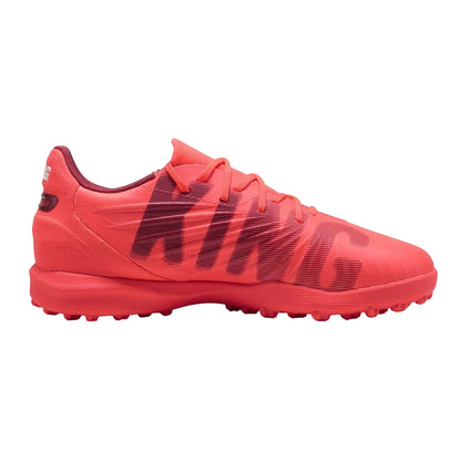 Glowing Red - Front - Puma Childrens-Kids King Match Astro Turf Trainers
