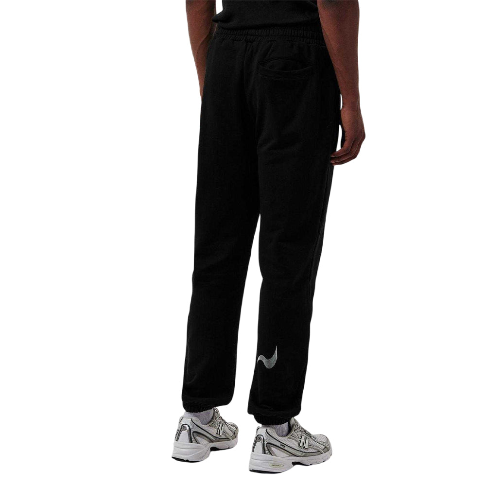 Black - Lifestyle - Hybrid Performance Mens Fleece Tracksuit Bottoms