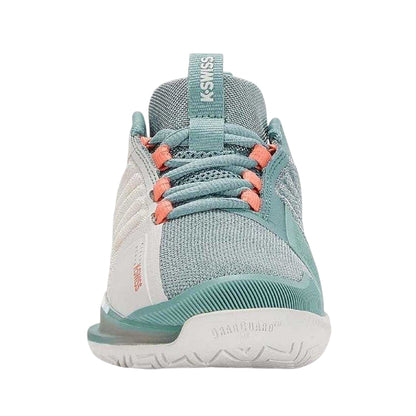 White - Lifestyle - K-Swiss Womens-Ladies Ultrashot 3 Tennis Shoes