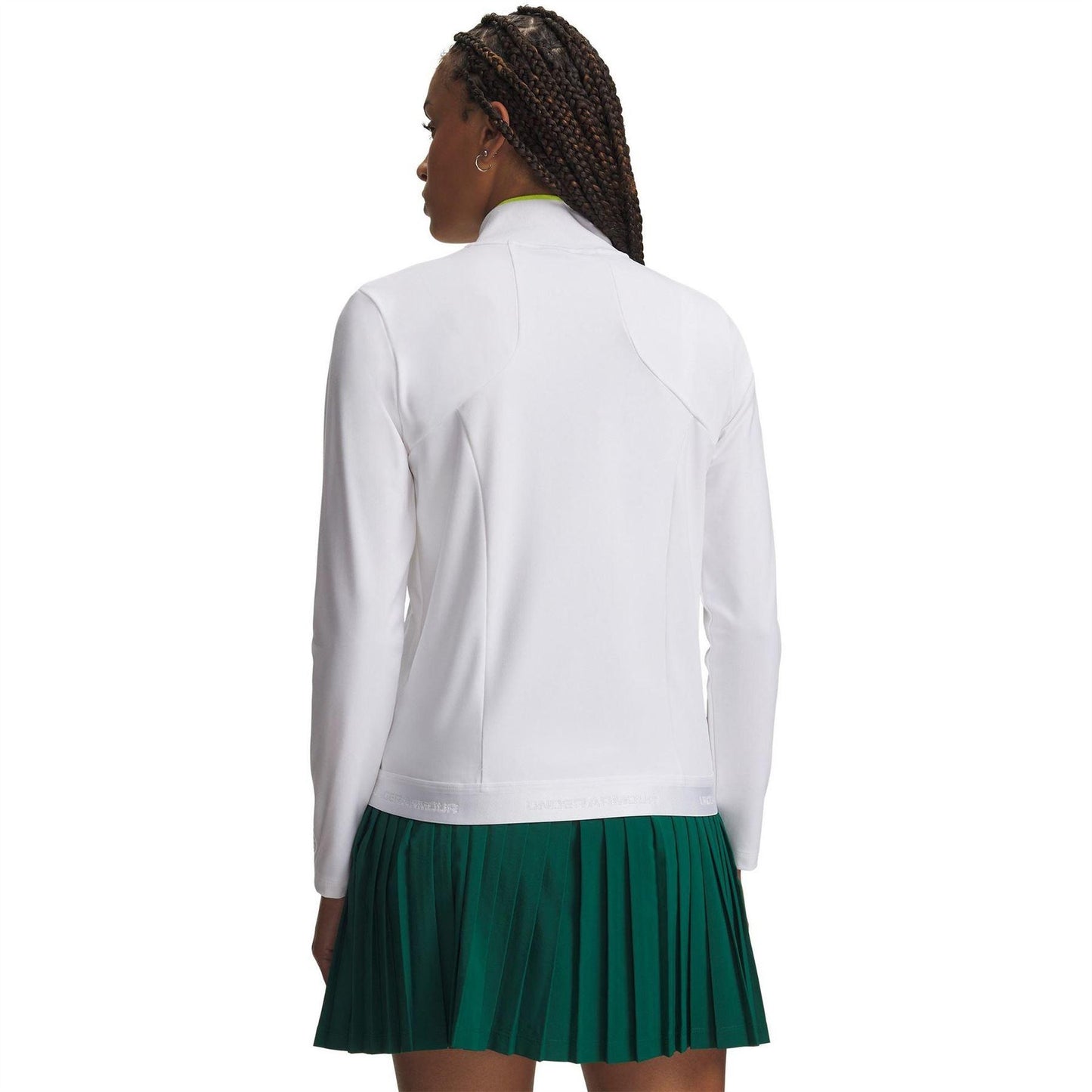 White - Back - Under Armour Womens-Ladies Drive Jacket