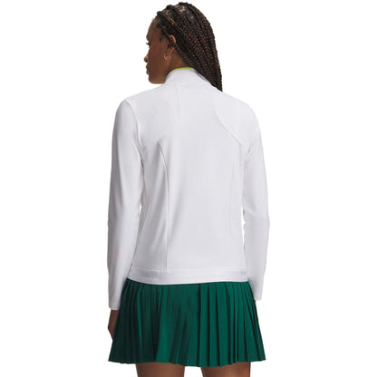 White - Back - Under Armour Womens-Ladies Drive Jacket