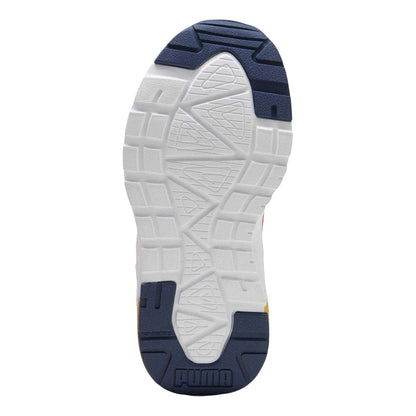 White-Red-Persian Blue - Lifestyle - Puma Childrens-Kids Trinity Trainers