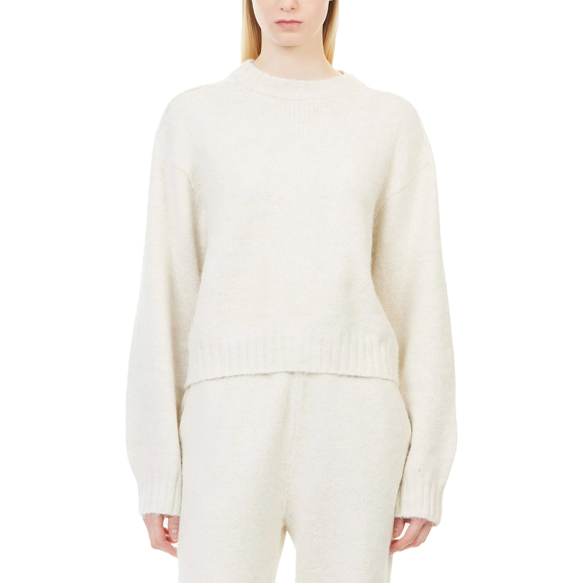 Beige - Side - Couture Club Womens-Ladies Relaxed Fit Jumper