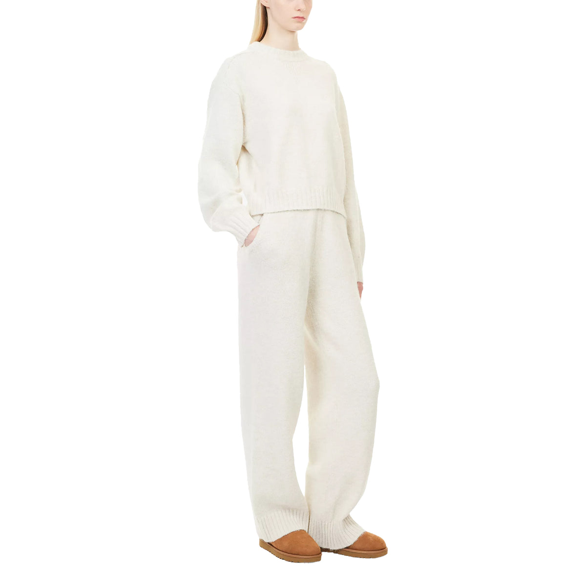 Beige - Lifestyle - Couture Club Womens-Ladies Relaxed Fit Jumper