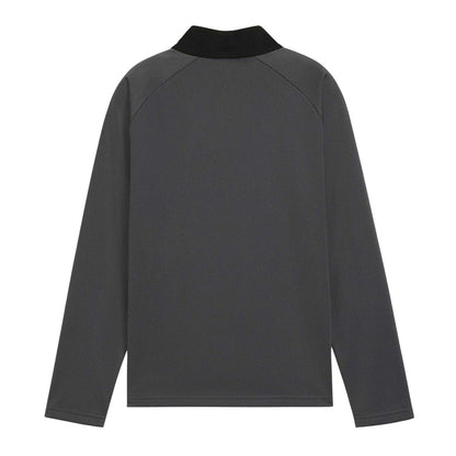 Shadow Grey - Back - Puma Childrens-Kids Individualliga Fleece Top