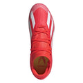 Red-White - Pack Shot - Adidas Childrens-Kids X Crazyfast League Firm Ground Football Boots