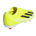 Yellow-Black - Back - Adidas Childrens-Kids X Crazyfast League Firm Ground Football Boots
