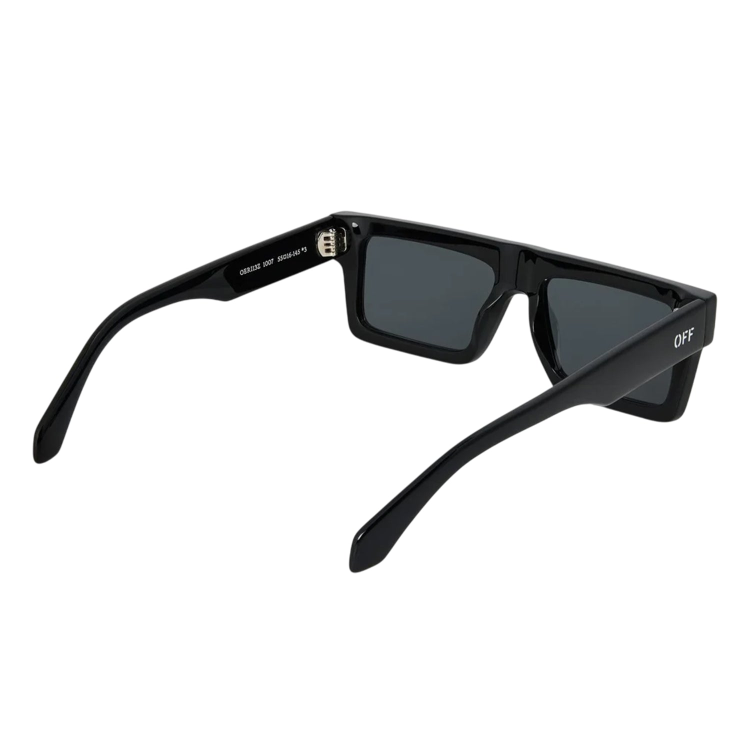 Black - Back - Off White Womens-Ladies Chandler Rectangle Sunglasses