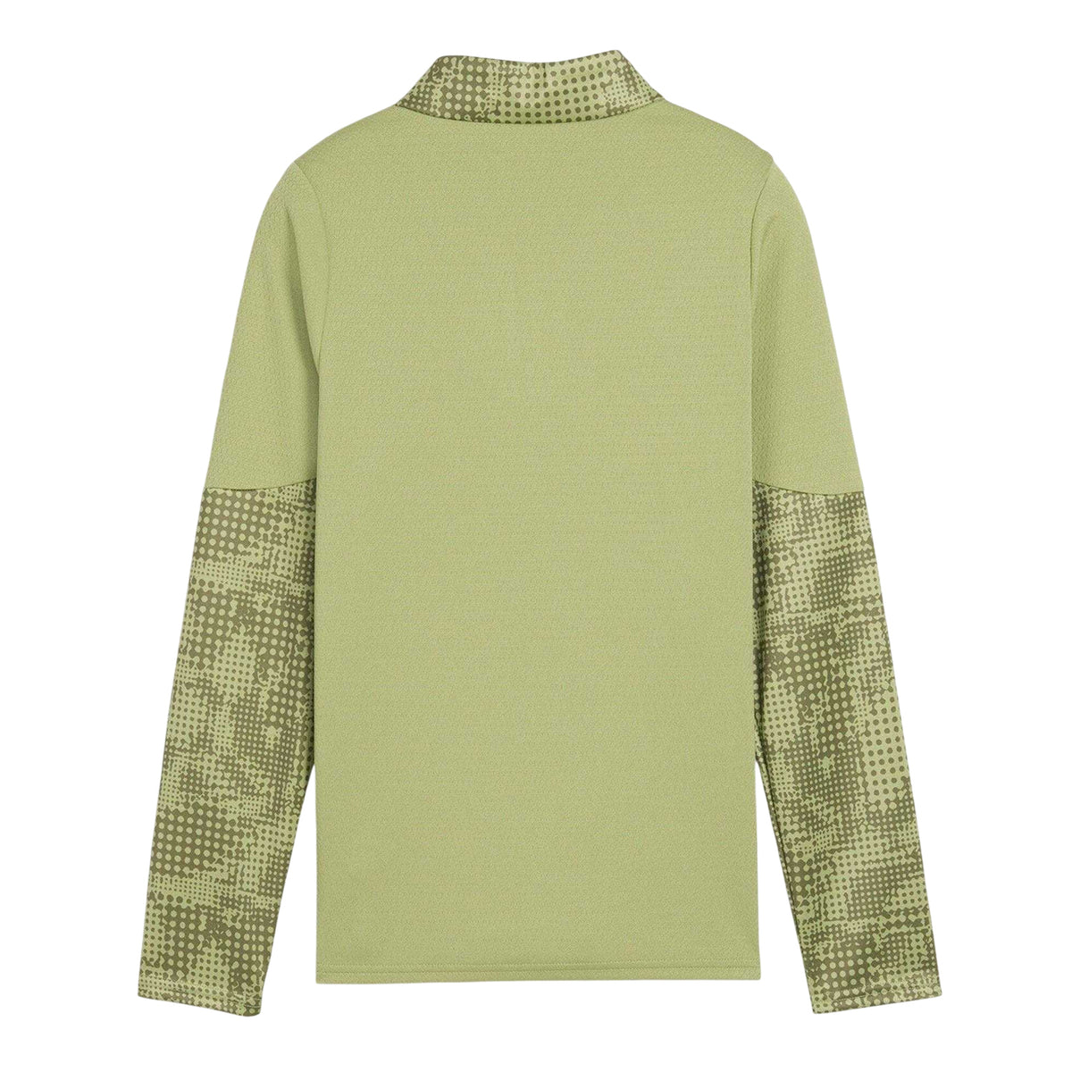 Green - Back - Puma Childrens-Kids Teamcup Fleece Top