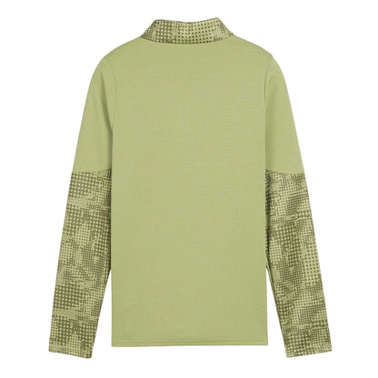 Green - Back - Puma Childrens-Kids Teamcup Fleece Top