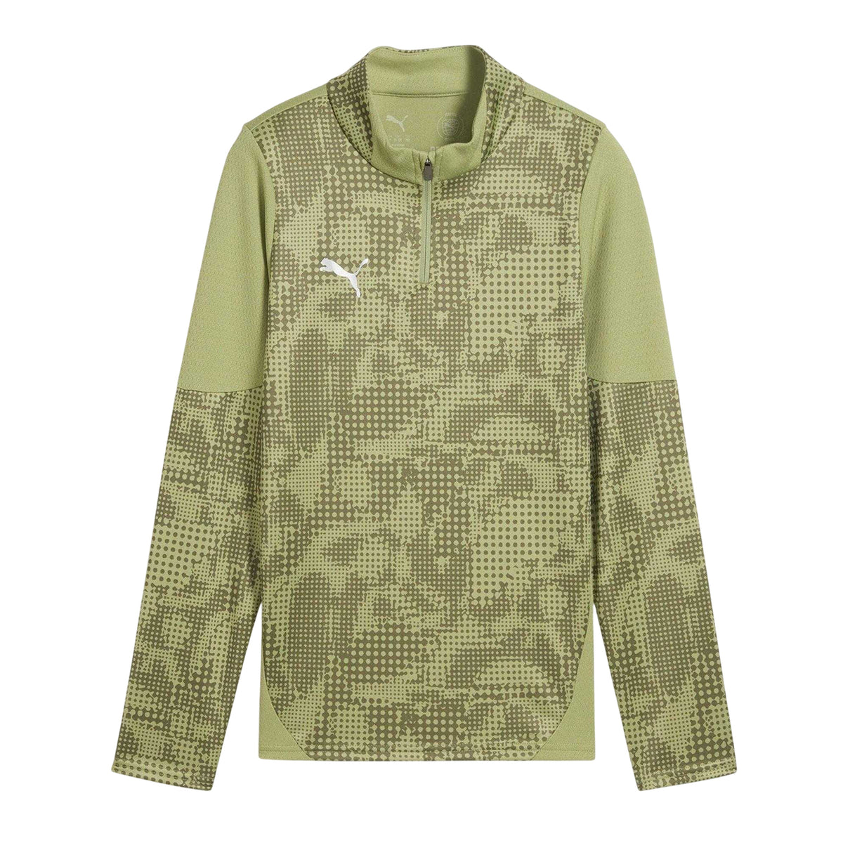 Green - Front - Puma Childrens-Kids Teamcup Fleece Top