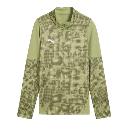 Green - Front - Puma Childrens-Kids Teamcup Fleece Top