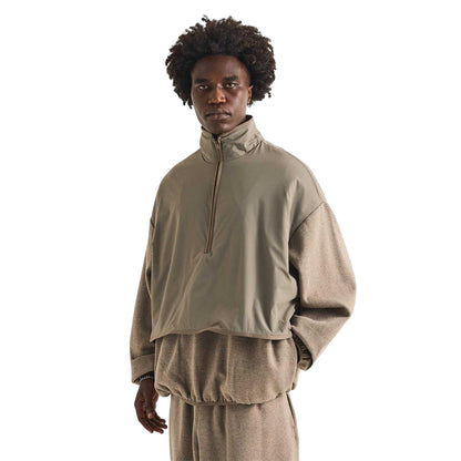 Dust-Heather Grey - Side - Fear Of God Essentials Mens Fleece Top