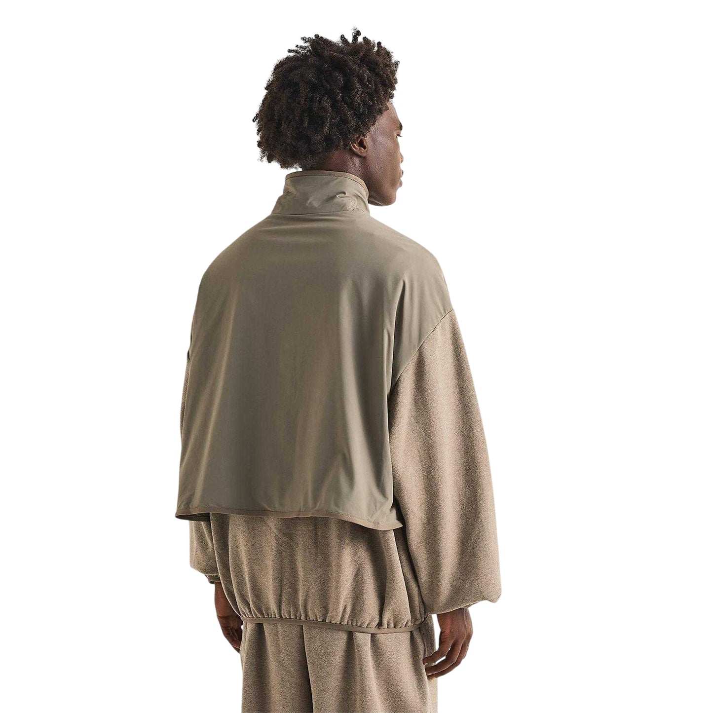 Dust-Heather Grey - Lifestyle - Fear Of God Essentials Mens Fleece Top