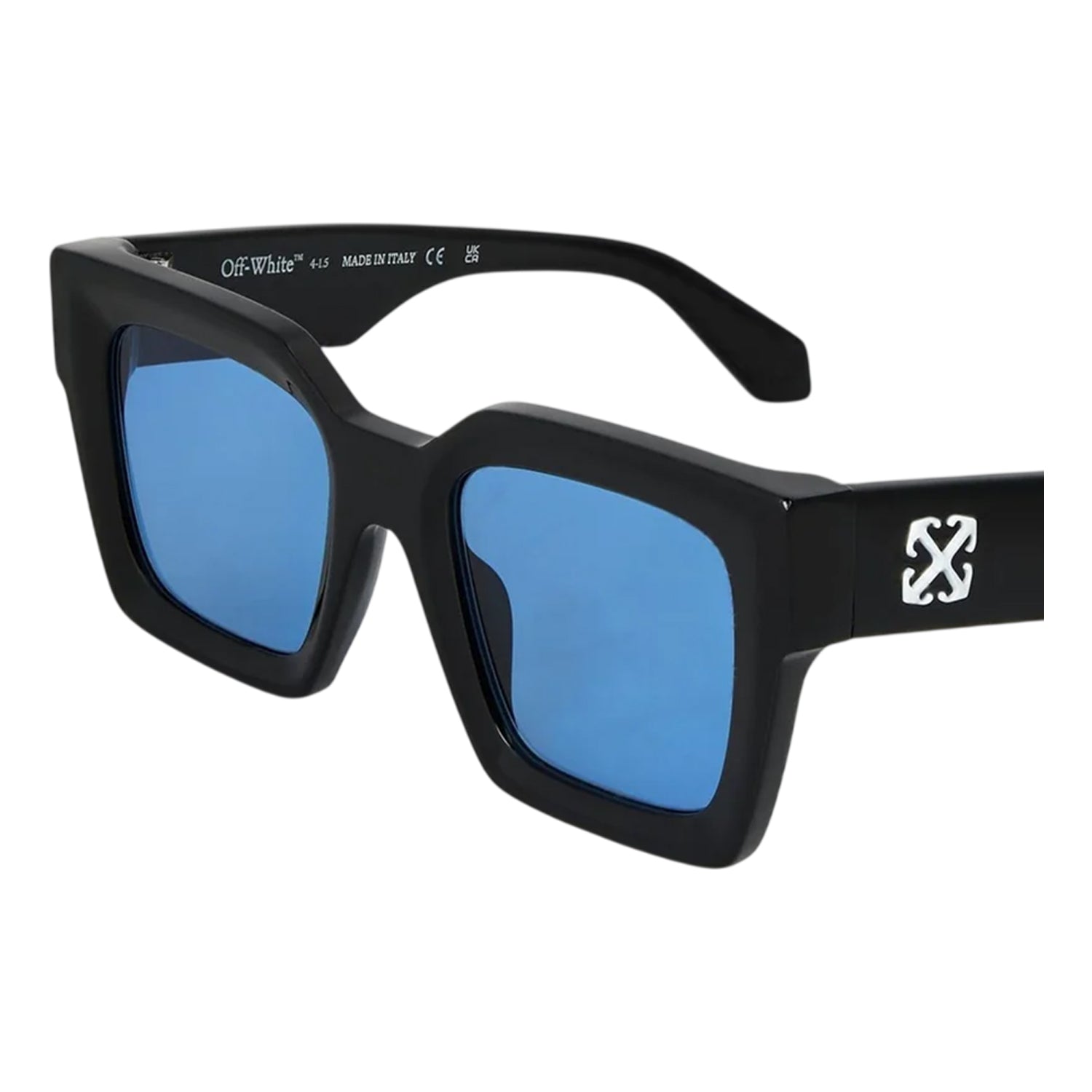 Black-Burgundy - Back - Off White Womens-Ladies UV Protection Square Sunglasses