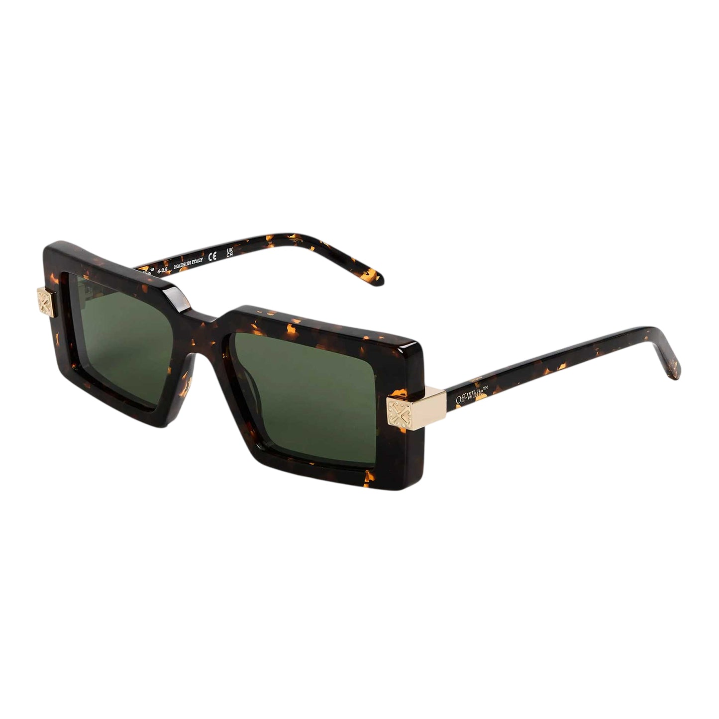 White - Front - Off White Unisex Adult Lowell Rectangular Sunglasses