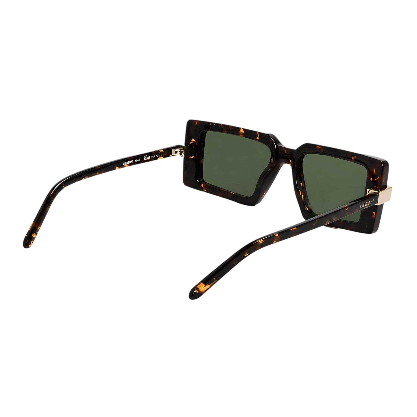 White - Back - Off White Unisex Adult Lowell Rectangular Sunglasses