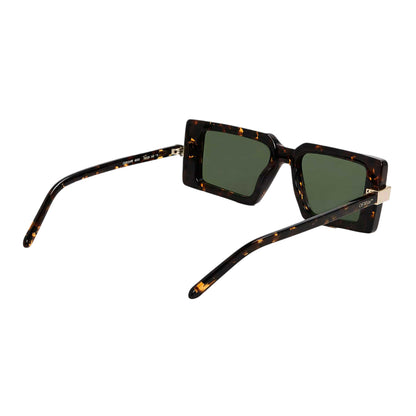 White - Back - Off White Unisex Adult Lowell Rectangular Sunglasses