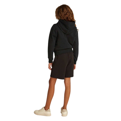 Black - Back - Calvin Klein Childrens-Kids Logo Hoodie