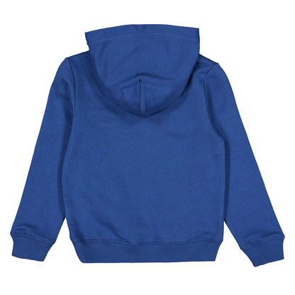 Blue - Back - Calvin Klein Childrens-Kids Logo Hoodie