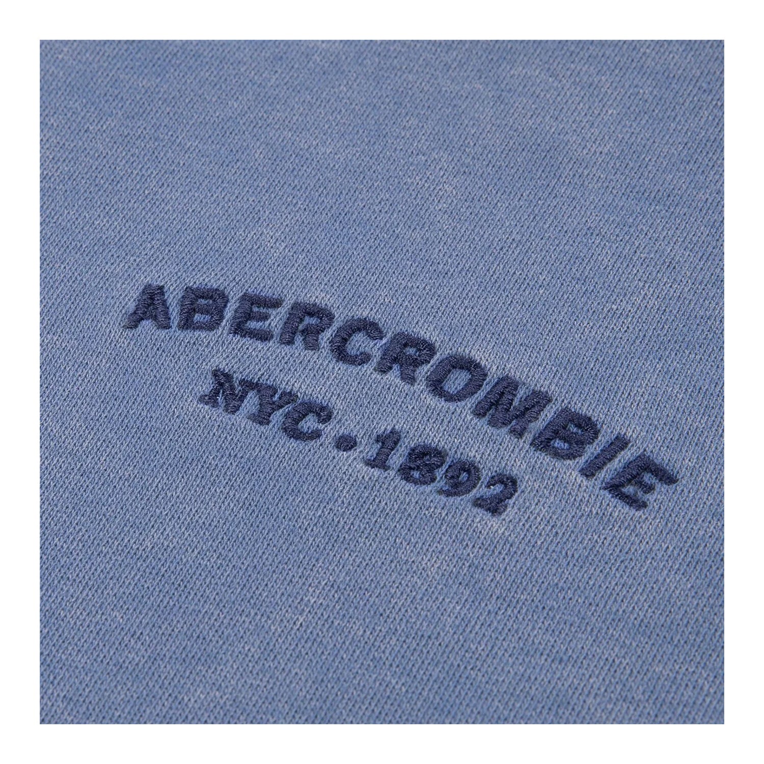 Moonlight Blue - Side - Abercrombie & Fitch Childrens-Kids Faded Hoodie