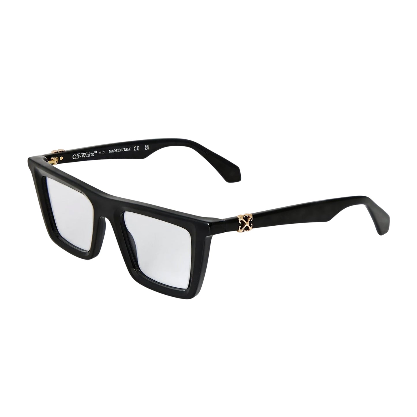 Black - Front - Off White Mens Style 7s Rectangular Sunglasses