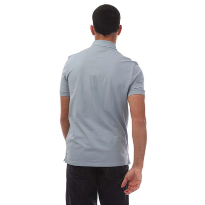 Blue - Back - Hugo Mens Dereso232 Polo Shirt