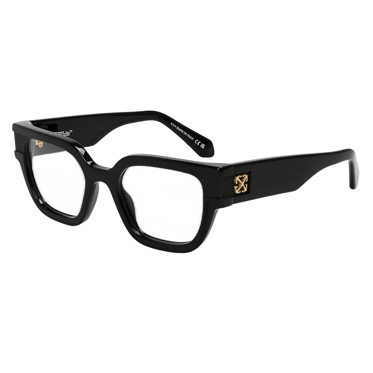 Black - Front - Off White Unisex Adult Style 85 Sunglasses