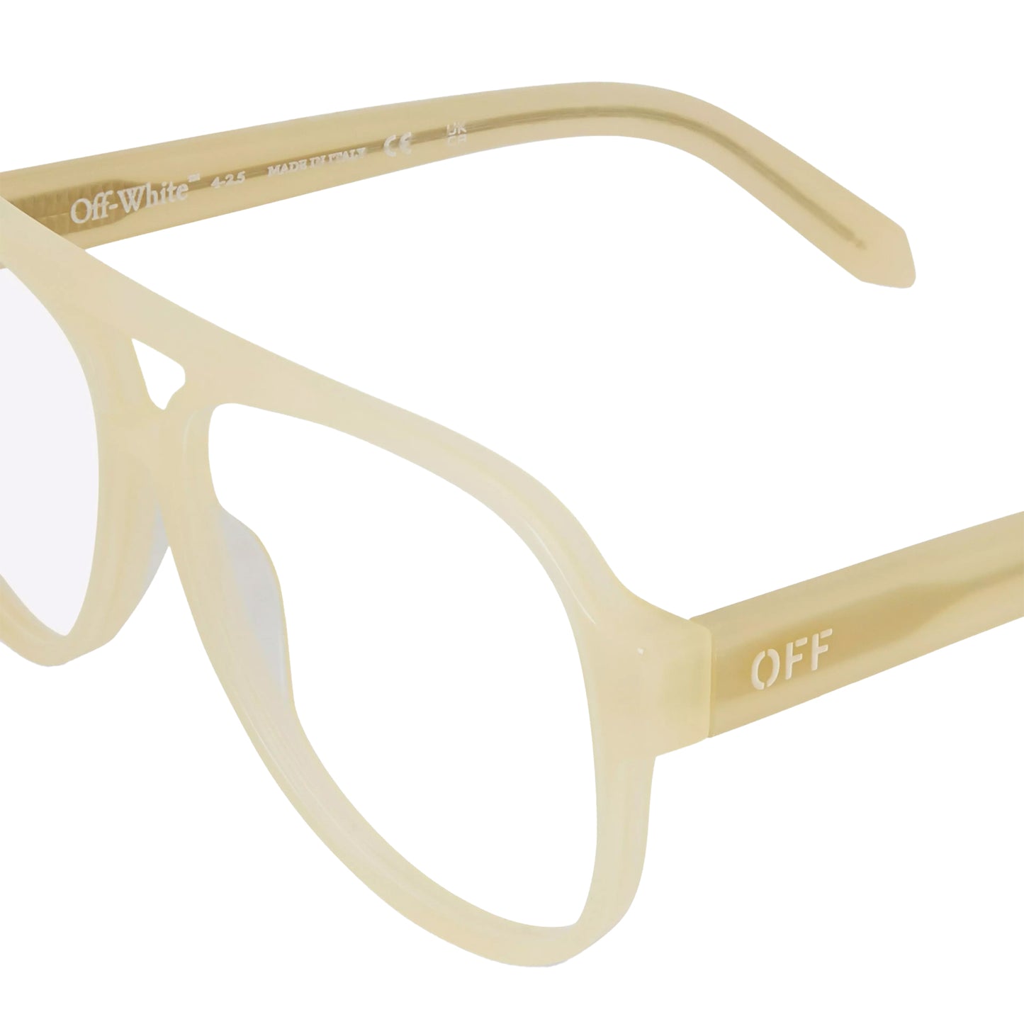 Military Green - Back - Off White Style 8g Arrow Logo Sunglasses