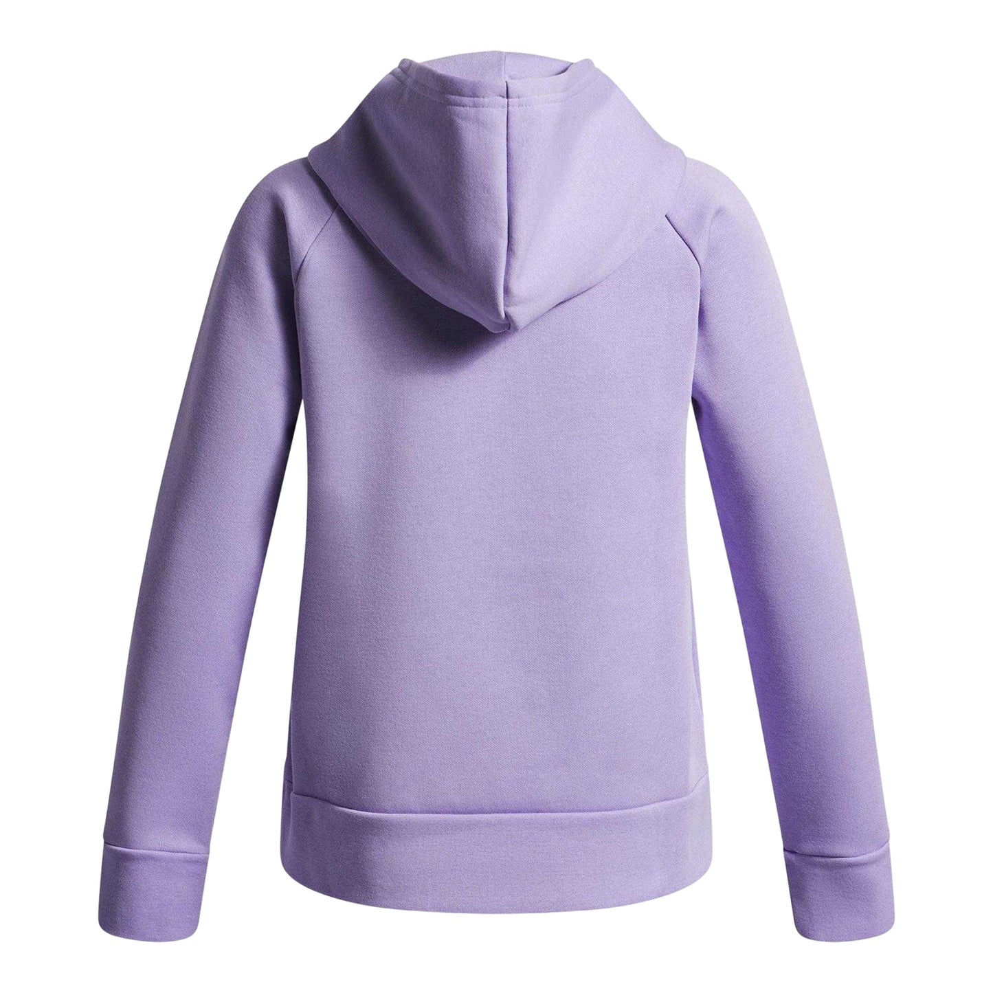 Purple - Back - Under Armour Girls Rival Hoodie